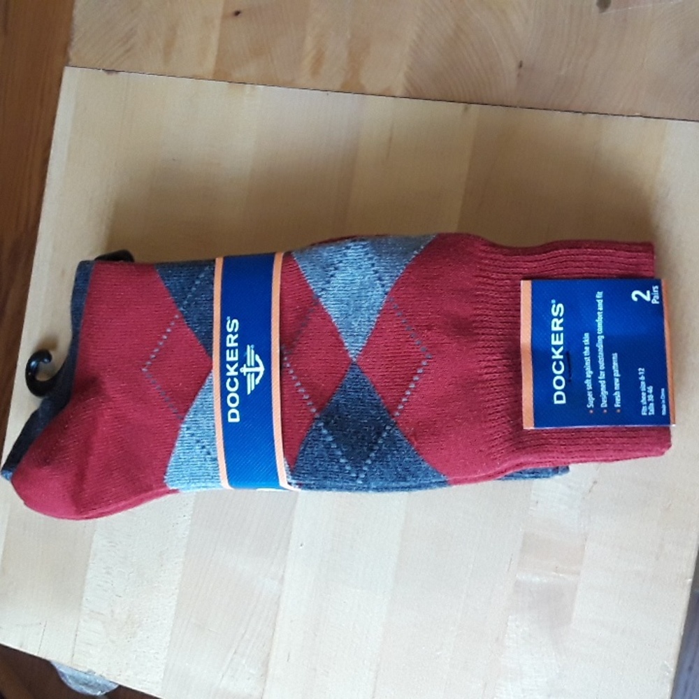 2 For $12 Men's Dockers Socks Two Pairs 6-12 - Picture 4 of 4